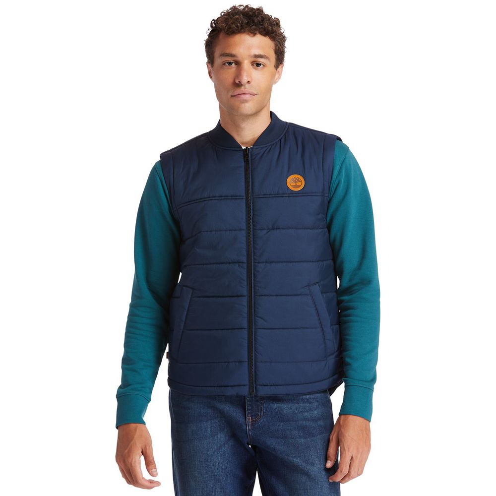 Colete Masculino - Timberland Foss Mountain Lightweight - BXIGO9325 - Azul Marinho